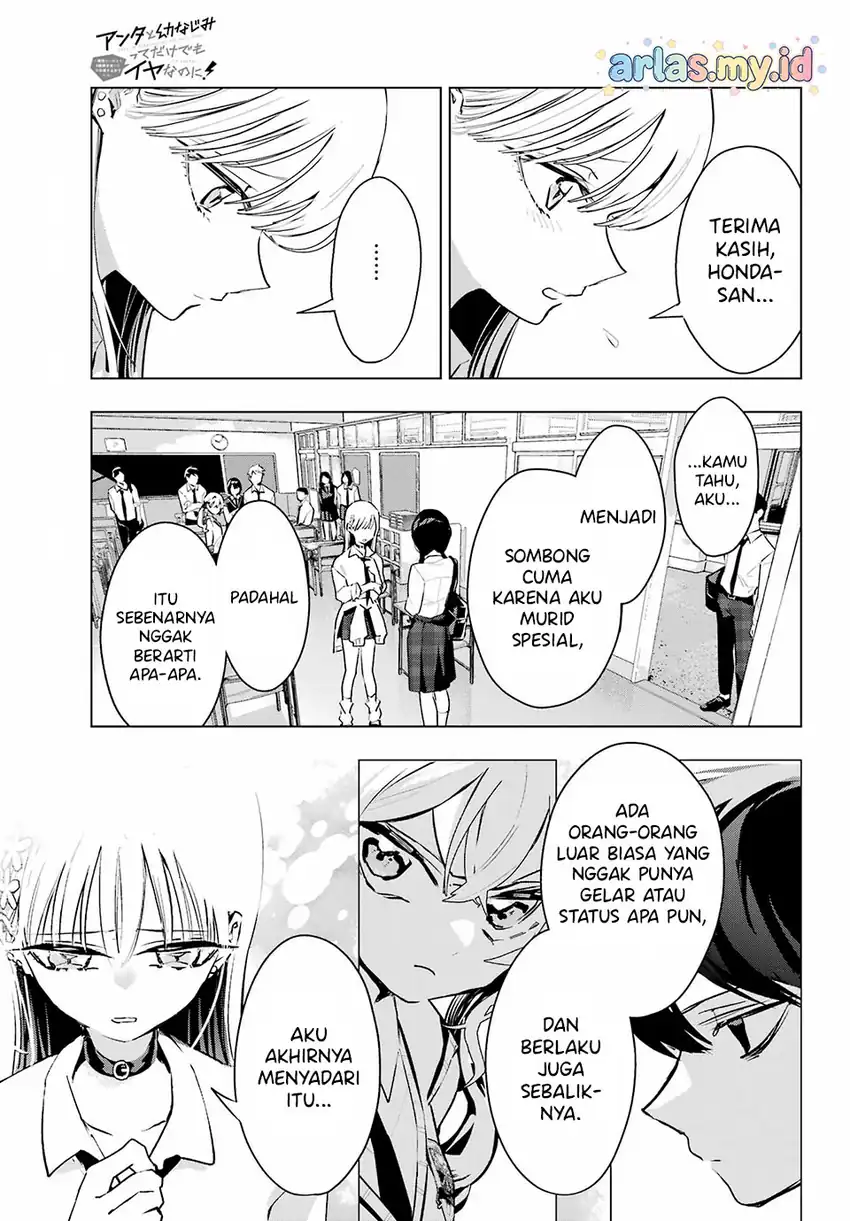 Anta to Osananajimitte dake demo Iyananoni! ~Zekkou kara Hajimaru S-kyuu Bishoujo to no Gakuen Nariagari Seikatsu~ Chapter 10 Gambar 8