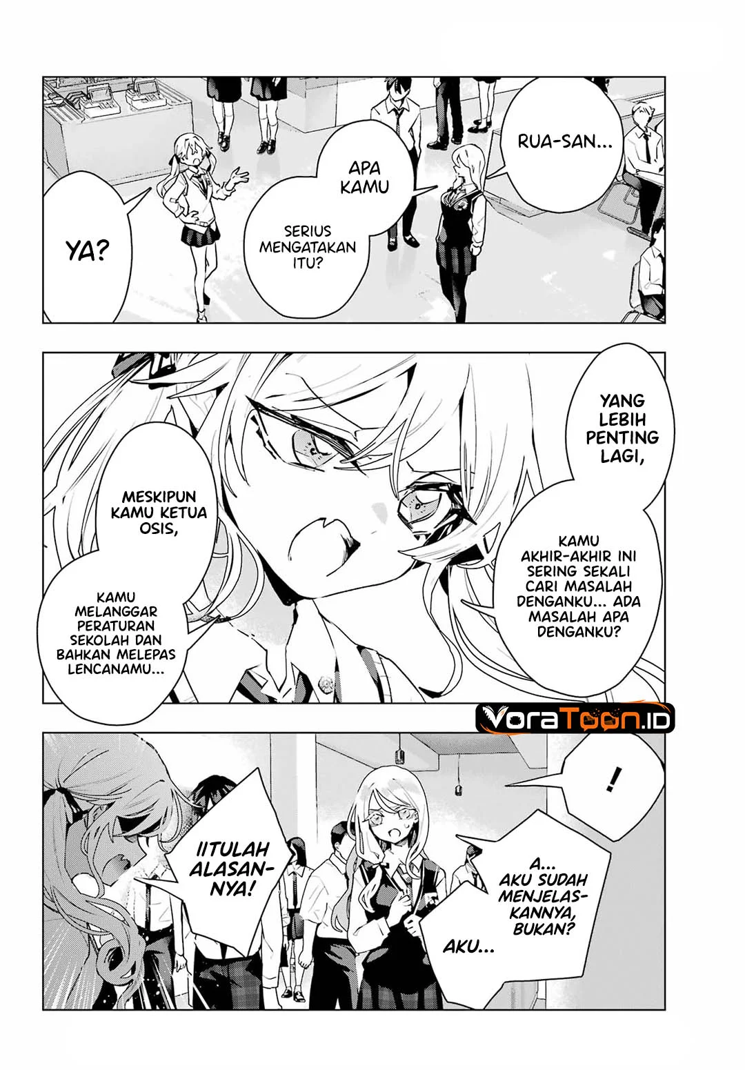 Anta to Osananajimitte dake demo Iyananoni! ~Zekkou kara Hajimaru S-kyuu Bishoujo to no Gakuen Nariagari Seikatsu~ Chapter 16 Gambar 9