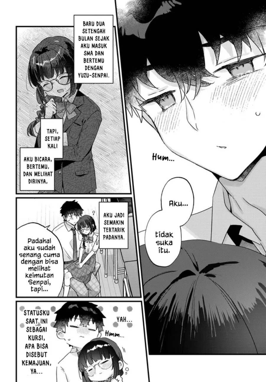 Chiisakute Kawaii Bungeibu no Chiteki na Senpai o, Hiza no Ue ni Nosetara Mainichi Suwattekuru you ni natta Chapter 4.2 Gambar 6