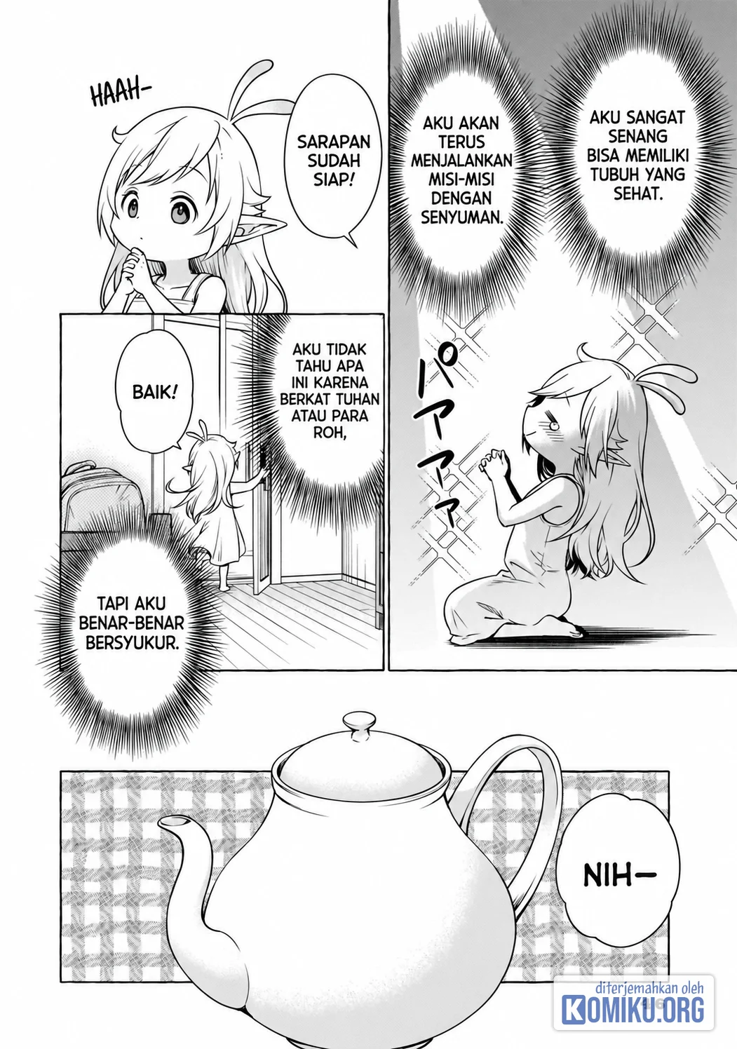 Elf-san no Mahou Ryouriten: Yousei Joou to shite Tensei Shita keredo, Mazu wa Nonbiri Oryouri Tsukurimakurimasu Chapter 2 Gambar 8