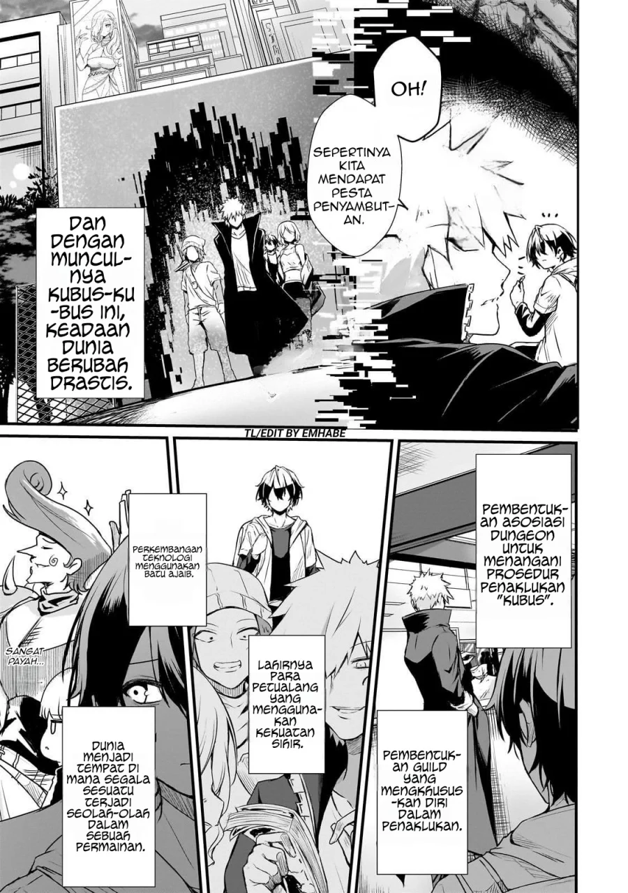 Hai no Sekai wa Kami-no-me de Irodoku: Ore dake Mieru Status de, Saijaku kara Saikyou e Kageagaru Chapter 1 Gambar 13