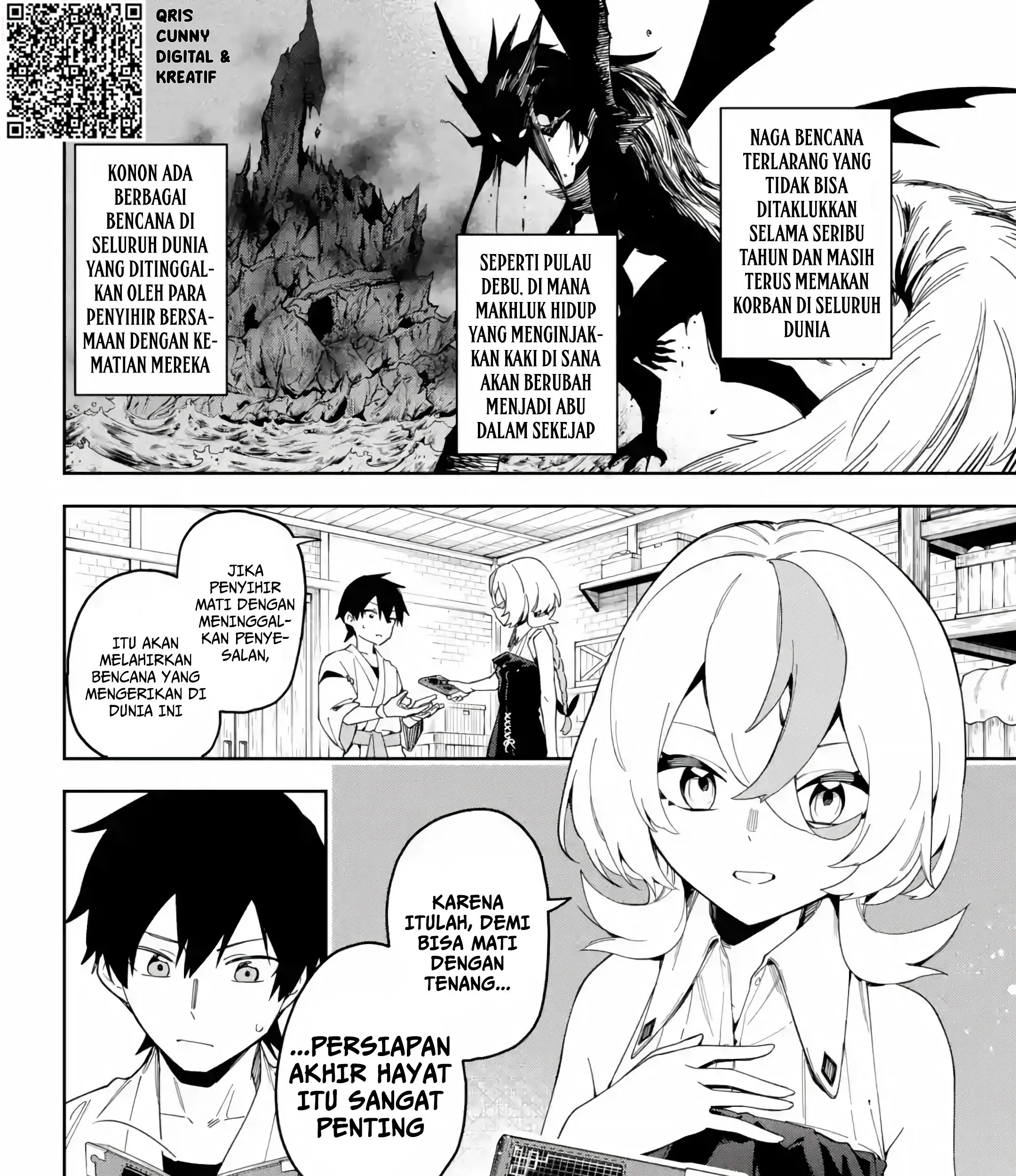 Hatsukoi no Majo kara Tanomareta Shigoto wa, Kanojo ga Shinu made no Junbi datta. Chapter 1 Gambar 37