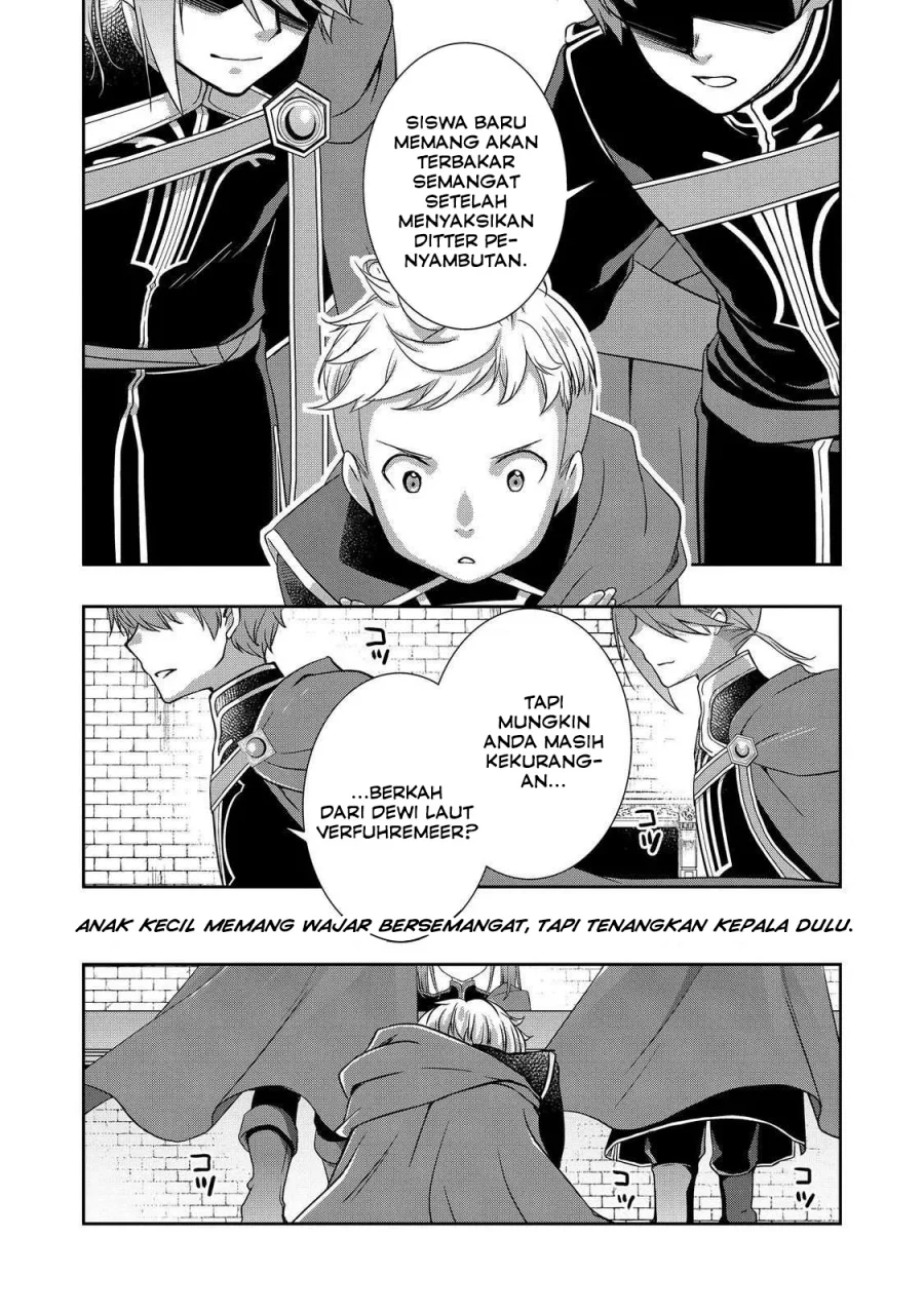 Honzuki no Gekokujou: Hannerōre no Kizoku-in Gonensei Ichi – Koishite Mitai O’hime-sama Chapter 4 Gambar 10