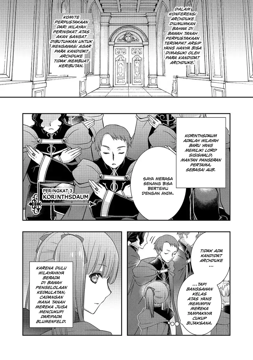 Honzuki no Gekokujou: Hannerōre no Kizoku-in Gonensei Ichi – Koishite Mitai O’hime-sama Chapter 5 Gambar 9