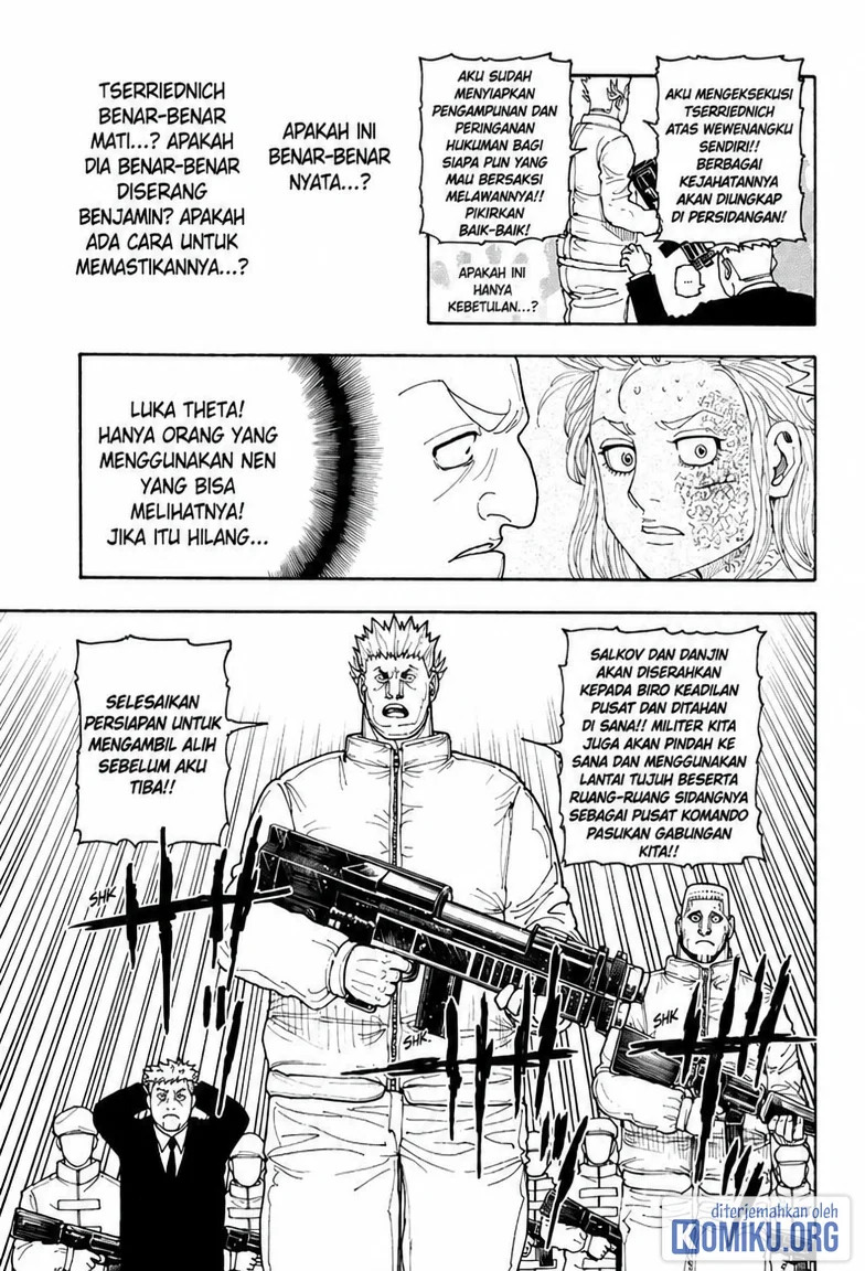 Hunter x Hunter Chapter 417 Gambar 6