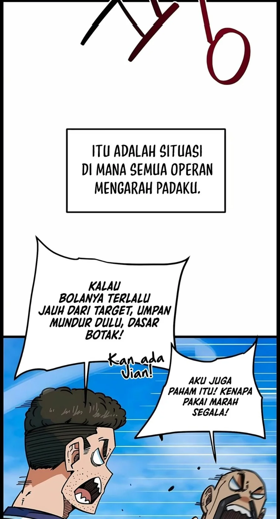 I’m Being Misunderstood as a Soccer Genius Chapter 90 Gambar 23