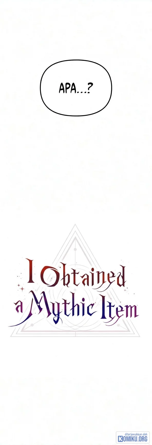 I Obtained a Mythic Item Chapter 191 Gambar 24