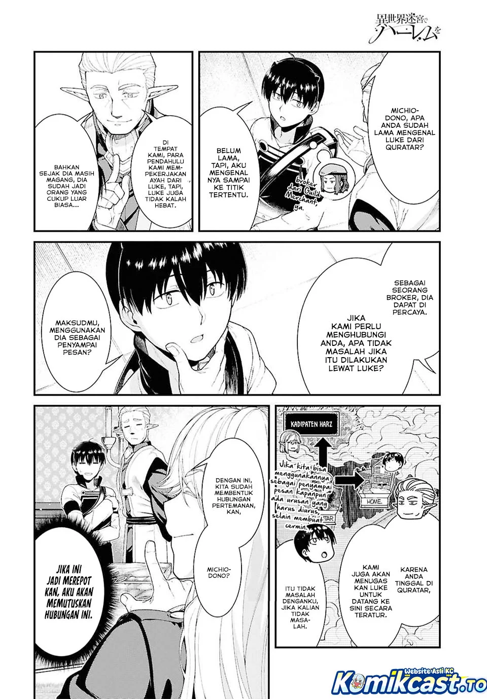 Isekai Meikyuu de Harem wo Chapter 101 Gambar 6