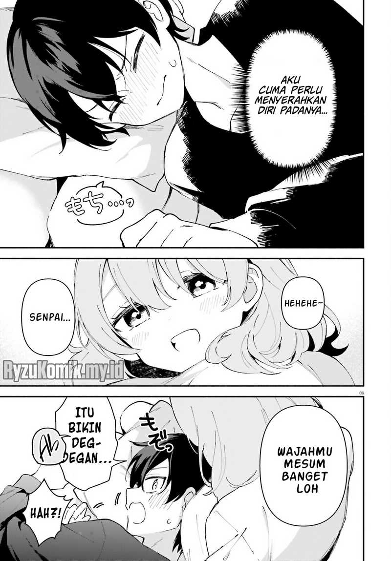 “Issho ni Netaindesu yo Ne, Senpai?” to Amaku Sasayakarete Kon’ya mo Nemurenai Chapter 3 Gambar 9