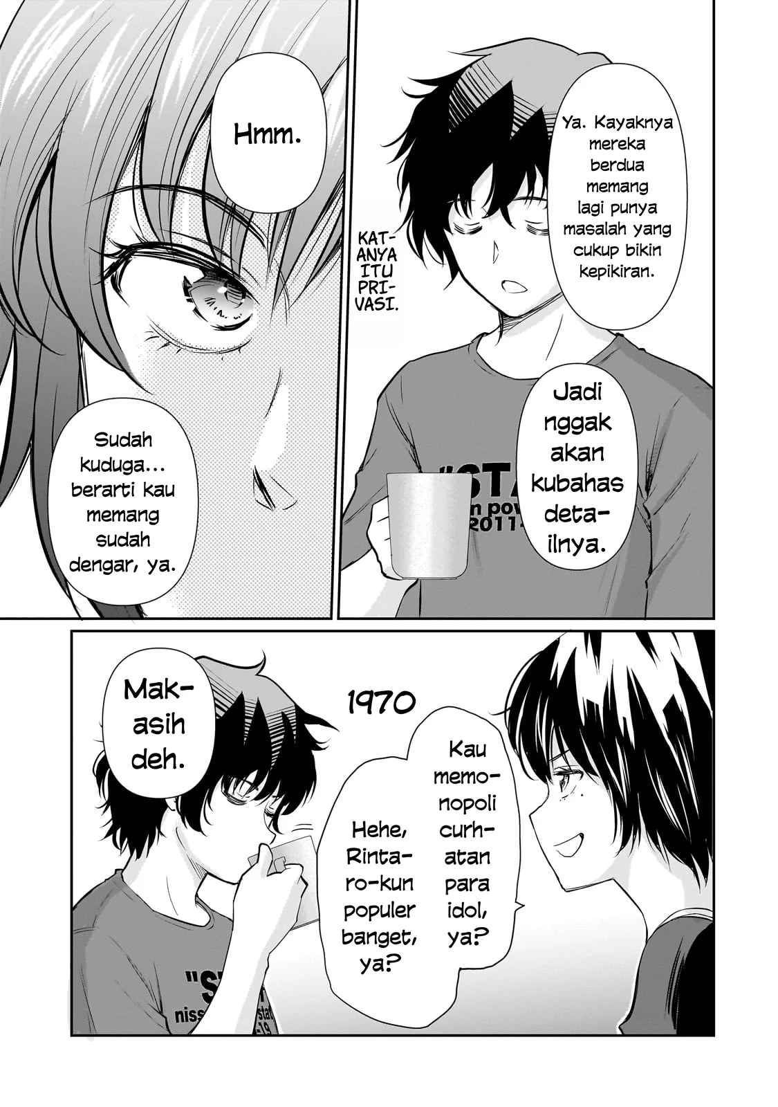 Isshou Hatarakitakunai Ore ga Classmate no Daininki Idol ni Natsukaretara Chapter 24 Gambar 10