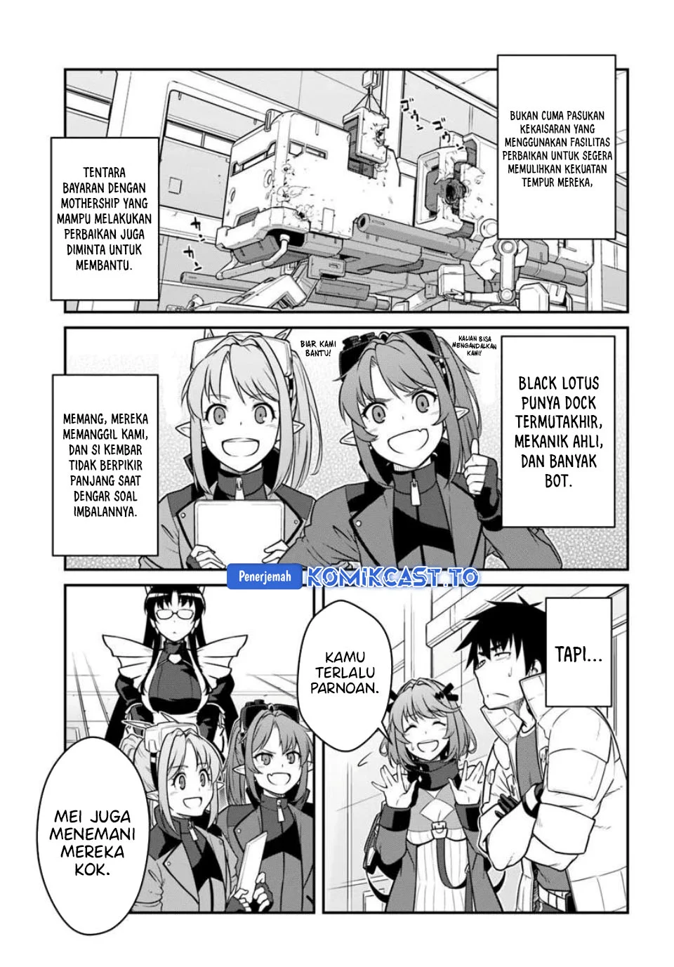 Mezametara Saikyou Soubi to Uchuusen-mochi datta no de Chapter 56.1 Gambar 6