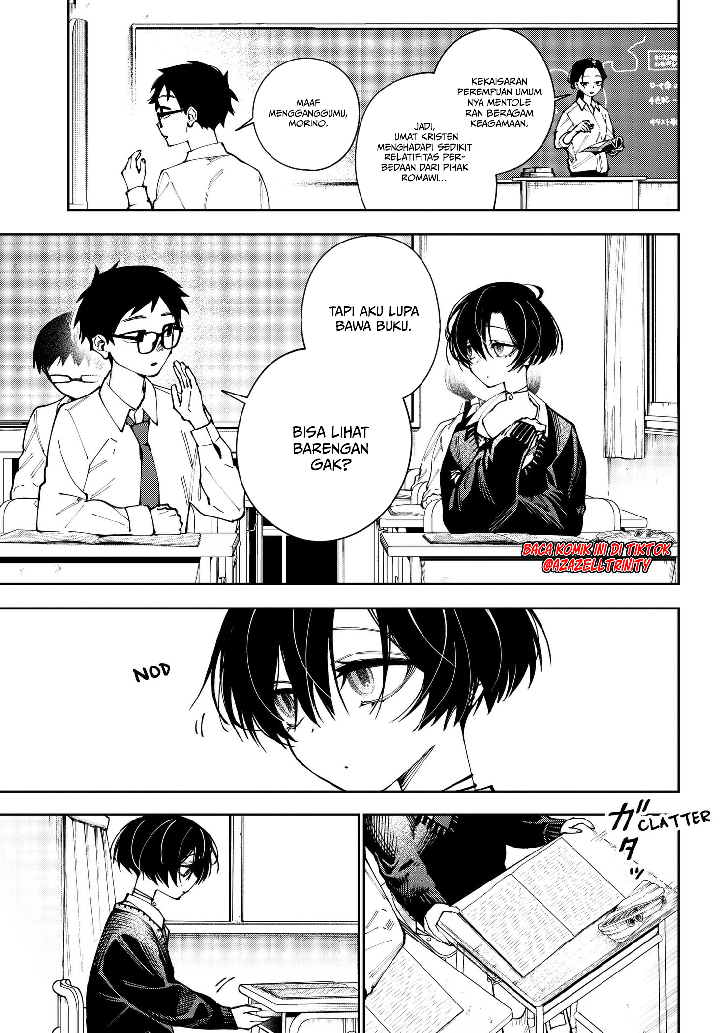 Morino-san Darugaramu Chapter 1 Gambar 6