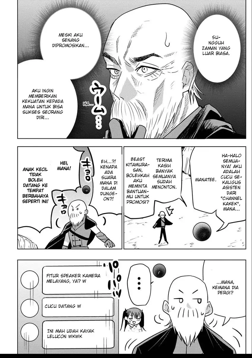 Moto Tansakusha no Ojii-chan: Mago ni Segamarete Dungeon Haishin o Hajimeta njaga, Nazeka Bazuriotta wai Chapter 2.1 Gambar 8