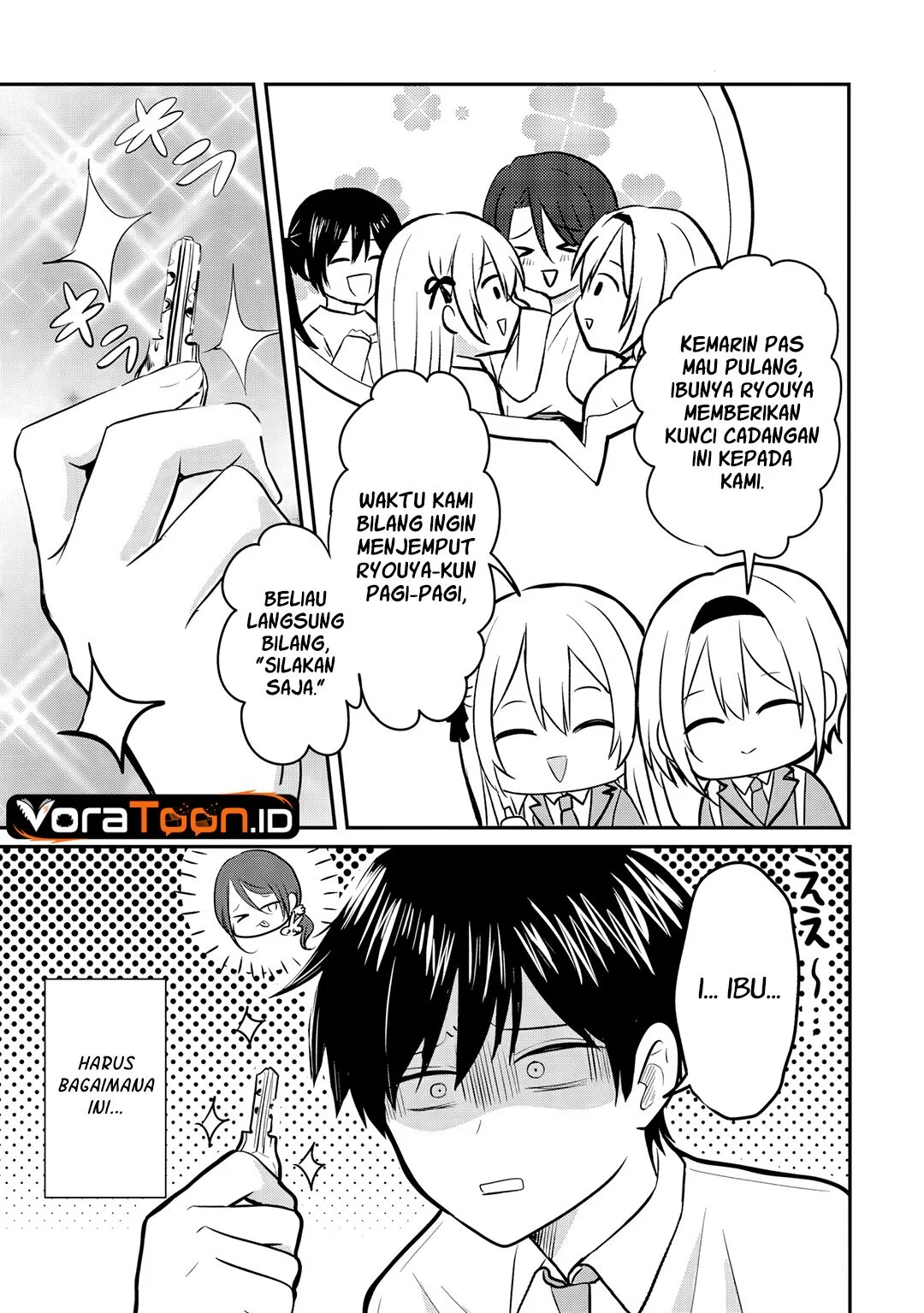 Nani no Torie mo Nai Heibon na Ore ga Bijin Futago Shimai wo Inochigake de Tasuketa Kekka, Jitsu wa Yandere datta Futari wo Gachi Bore Sasete Shimatta Chapter 4.1 Gambar 6