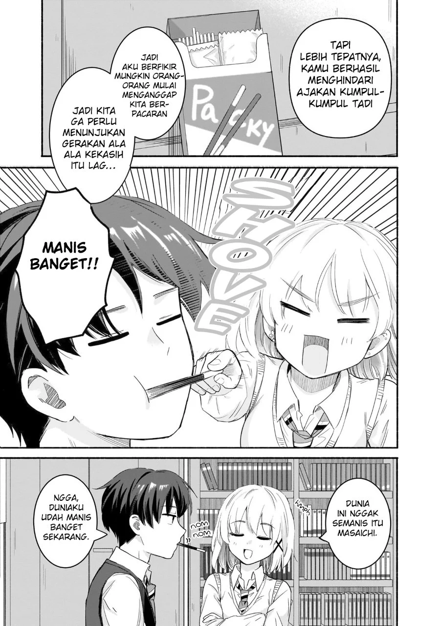 Nee, Mou Isso Tsukiacchau? Osananajimi no Bishoujo ni Tanomarete, Camo Kareshi Hajimemashita Chapter 37 Gambar 6