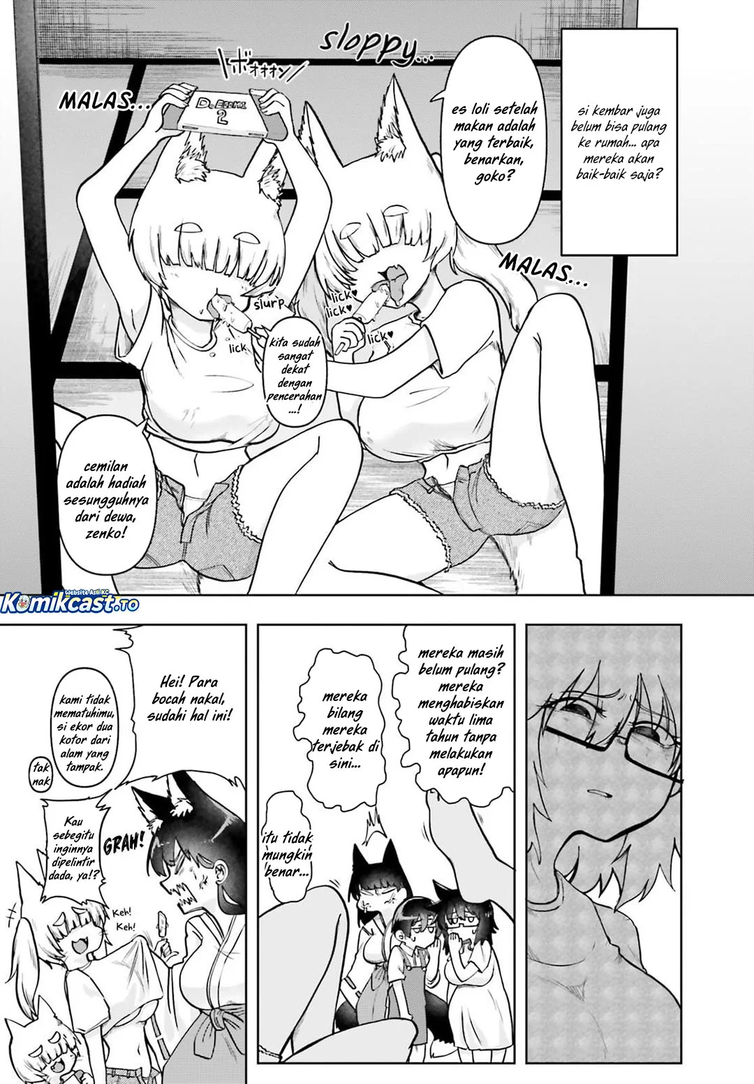 Okitsune Gal Katabami-san Chapter 21 Gambar 6