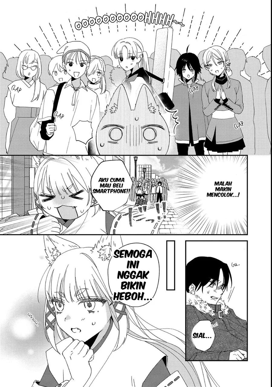 Okitsune-sama ni Onegai! ~Haison ni Nokotteta Kami-sama ga Fantasy-ka Shita Gendaishakai ni Hourikomaretara Saikyou Datta~ Chapter 5 Gambar 8