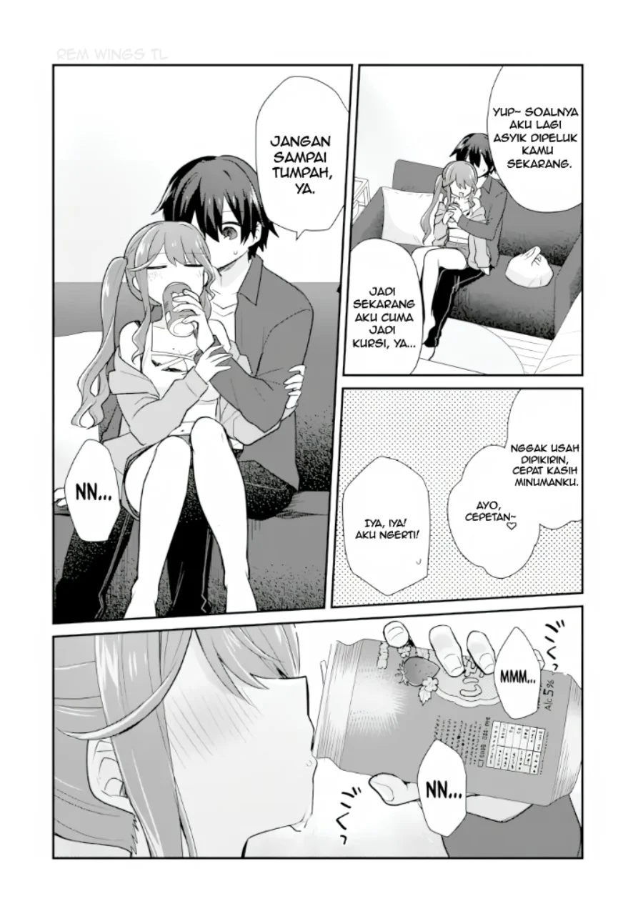 Osake to Senpai Kanojo to no Amaama Doukyo Lovecome wa Nijuusai ni Natte kara Chapter 5 Gambar 7