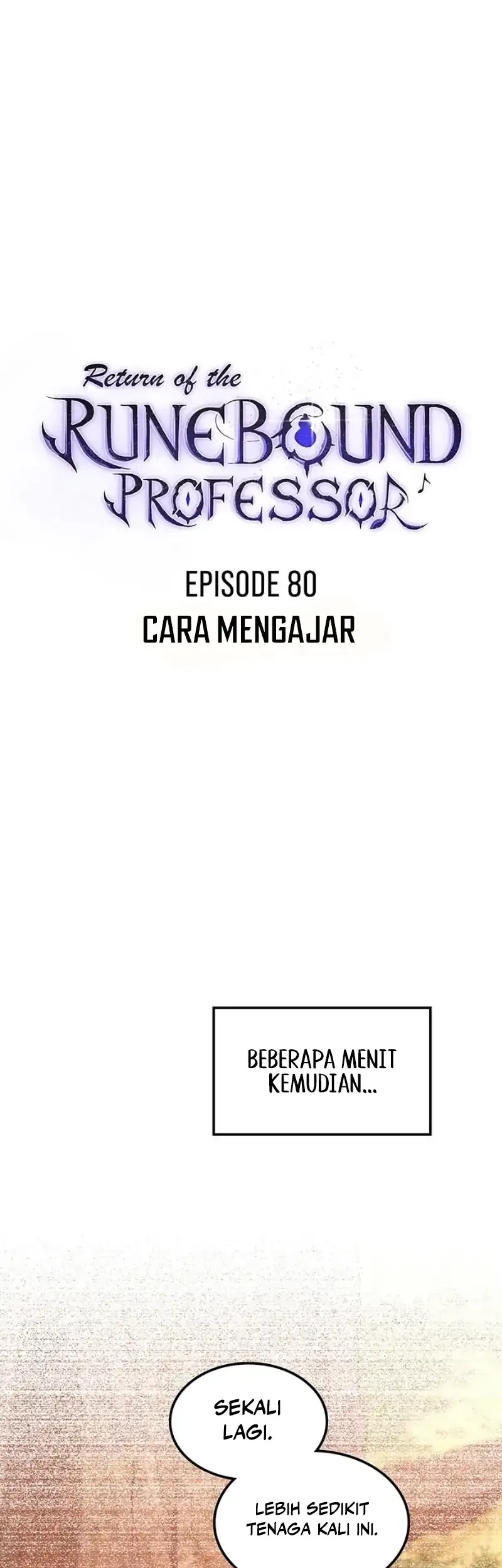 Return of the Renebound Professor Chapter 80 Gambar 19