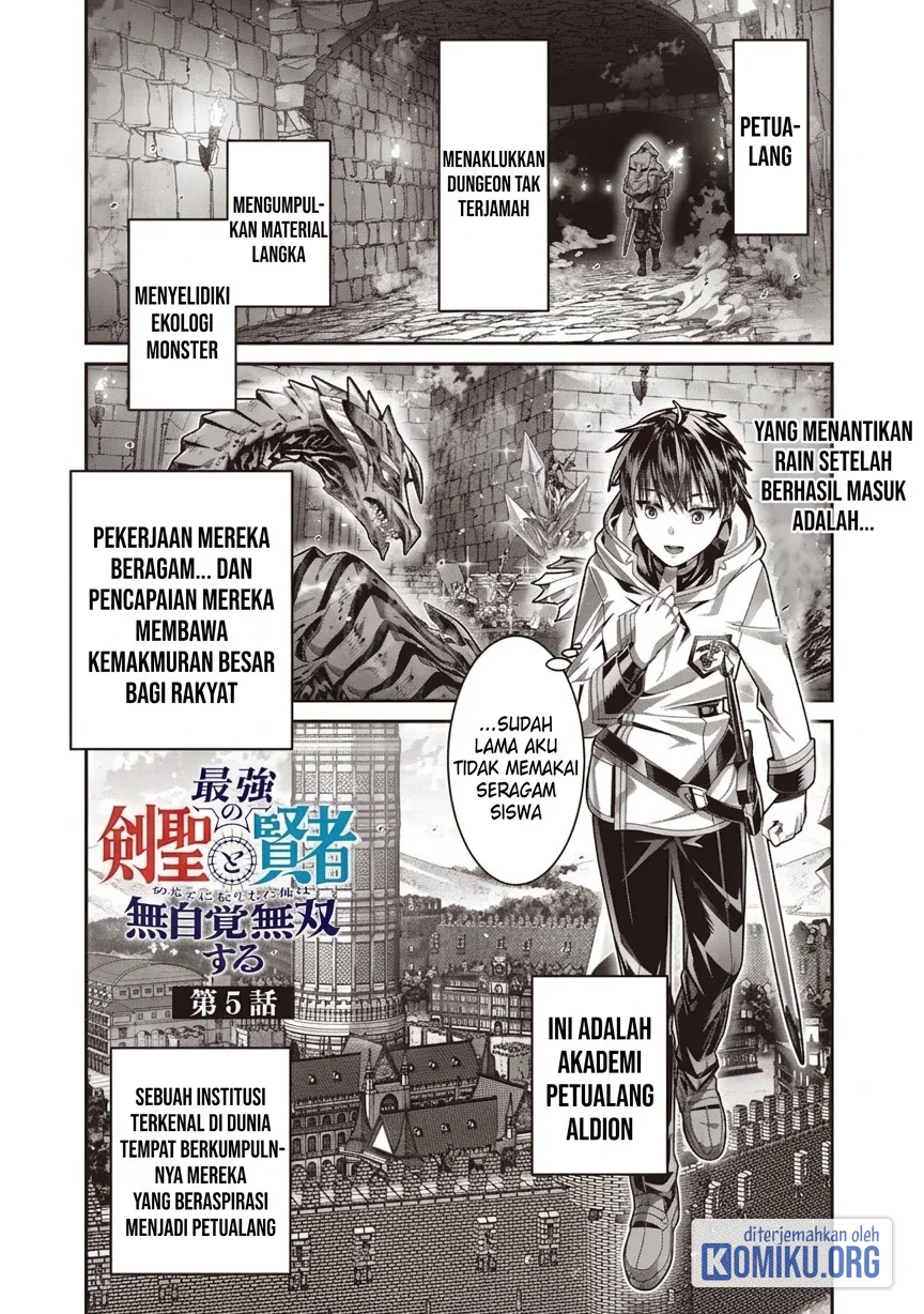 Saikyou no Kensei to Kenja no moto ni Tenseishita Ore wa Mujikaku Musou suru Chapter 5 Gambar 9