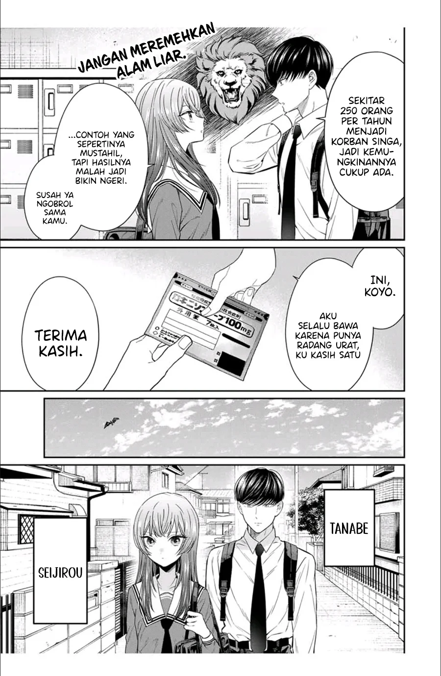 Seibutsu-bu no Tanabe-kun Chapter 2 Gambar 8