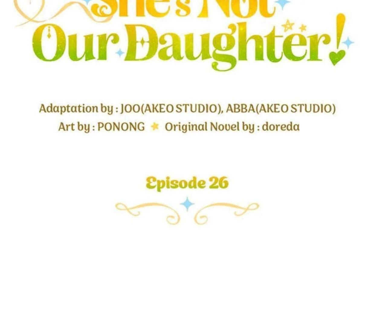 She’s Not Our Daughter! Chapter 26 Gambar 46