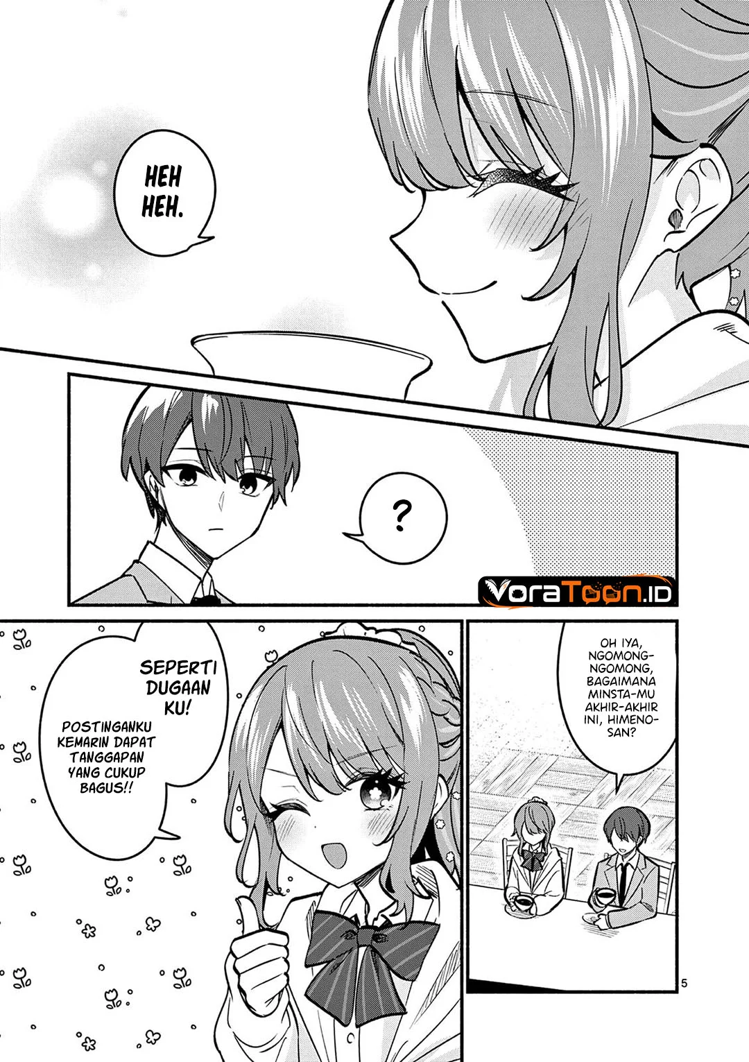 Shiotaiou no Sato-san ga Ore ni dake Amai Chapter 88 Gambar 6