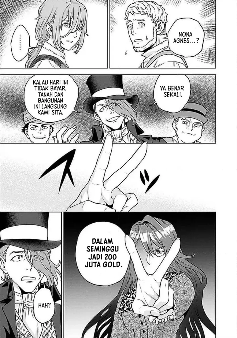 Shounin Reijou Agnes Henkyou ni Tsuihou Sareta Akuyaku Reijou wa Shousai o Hakki Shi Nariagaru Chapter 3.1 Gambar 6