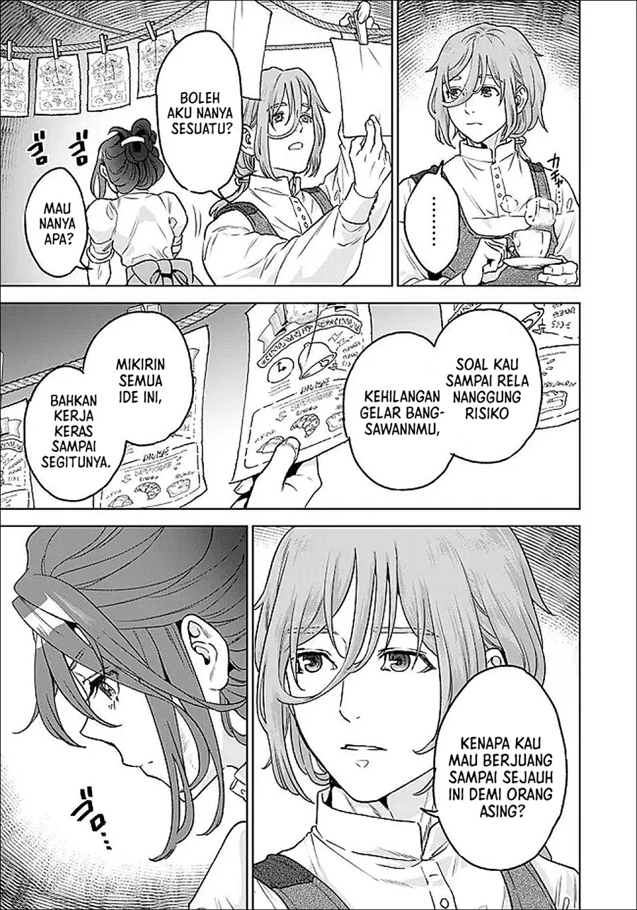 Shounin Reijou Agnes Henkyou ni Tsuihou Sareta Akuyaku Reijou wa Shousai o Hakki Shi Nariagaru Chapter 4.3 Gambar 6