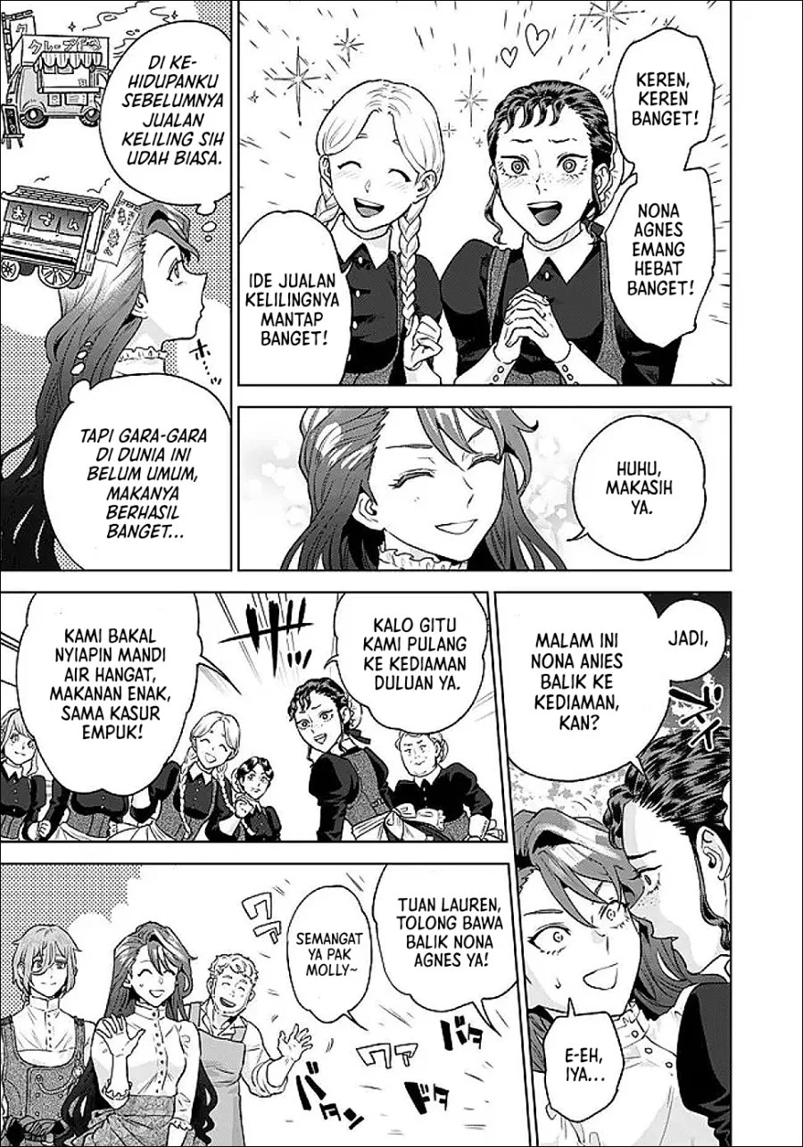 Shounin Reijou Agnes Henkyou ni Tsuihou Sareta Akuyaku Reijou wa Shousai o Hakki Shi Nariagaru Chapter 7.2 Gambar 6