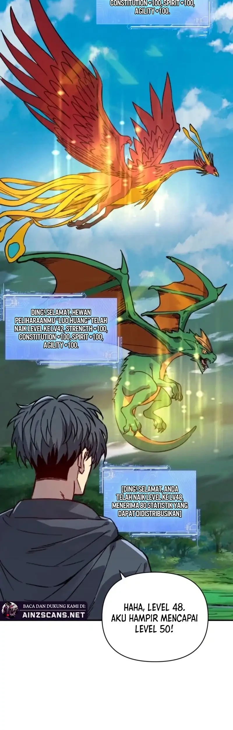 Start by changing your job to the God of Wealth and taming billions of divine pets! Chapter 37 Gambar 11