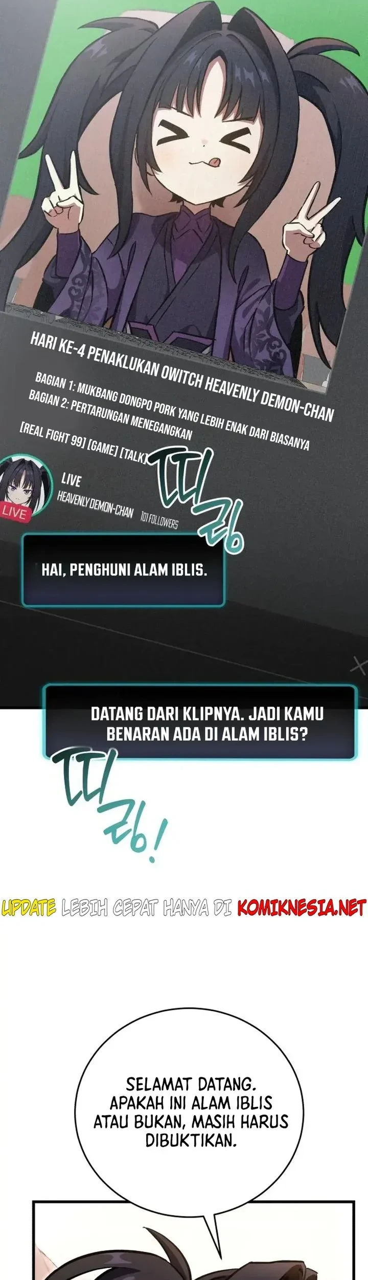 The Heavenly Demon's Otherworld Livestream Chapter 4 Gambar 31