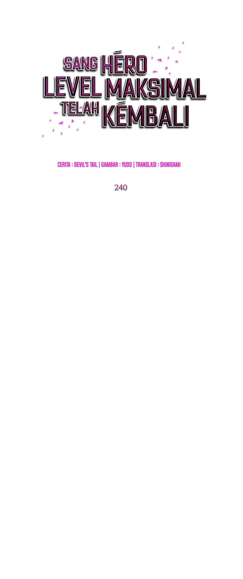 The MAX leveled hero will return! Chapter 240 Gambar 13
