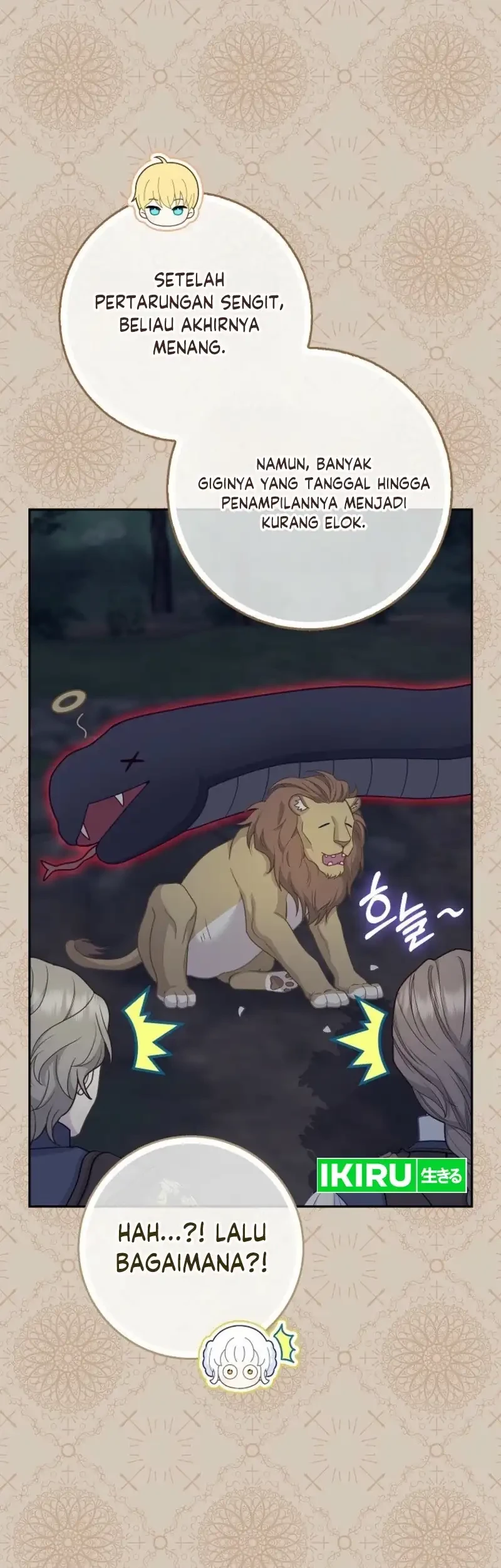 The Snow Leopard Baby of the Black Leopard Family Chapter 83 Gambar 19