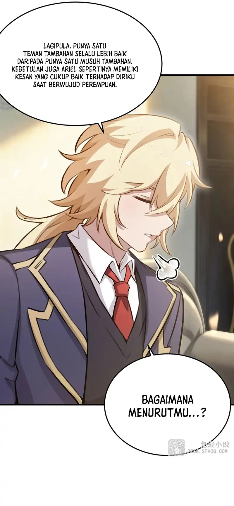 The Yellow-haired Villain in Female Main Character’s Novel wants Happiness Chapter 81 Gambar 14