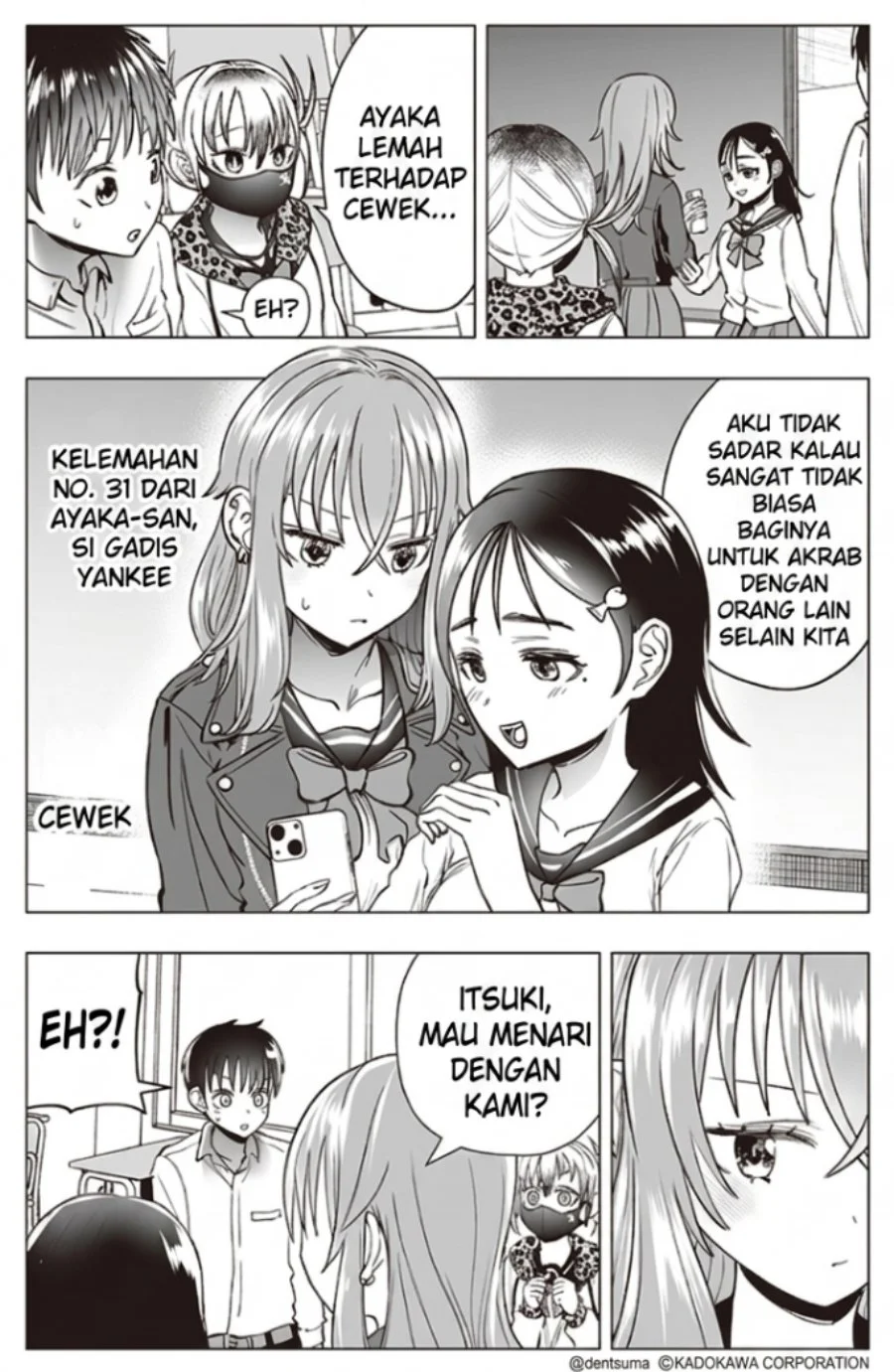 Tonari no Seki no Yankee JK no Jakuten Chapter 31 Gambar 6