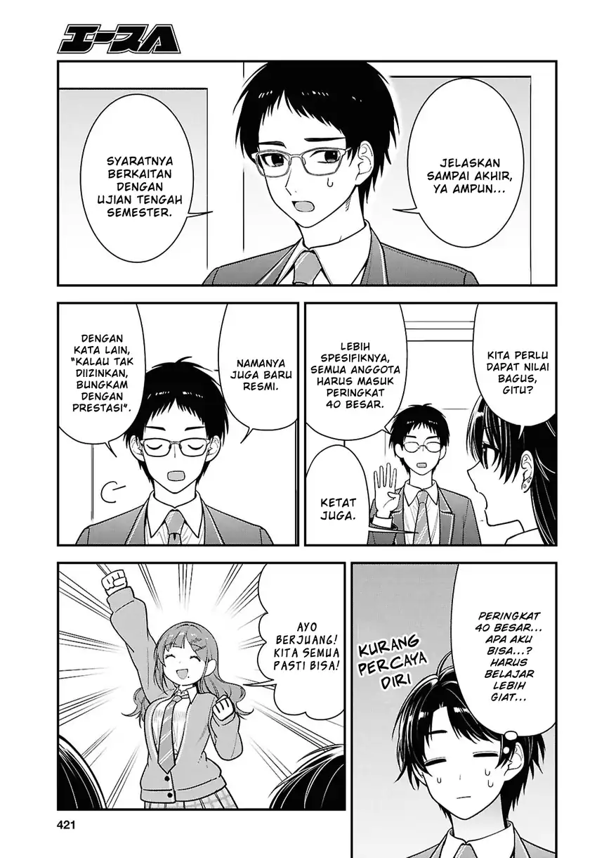 Tonari no Seki no Yankee Shimizu-san ga Kami o Kuroku Sometekita Chapter 12 - Halaman 11