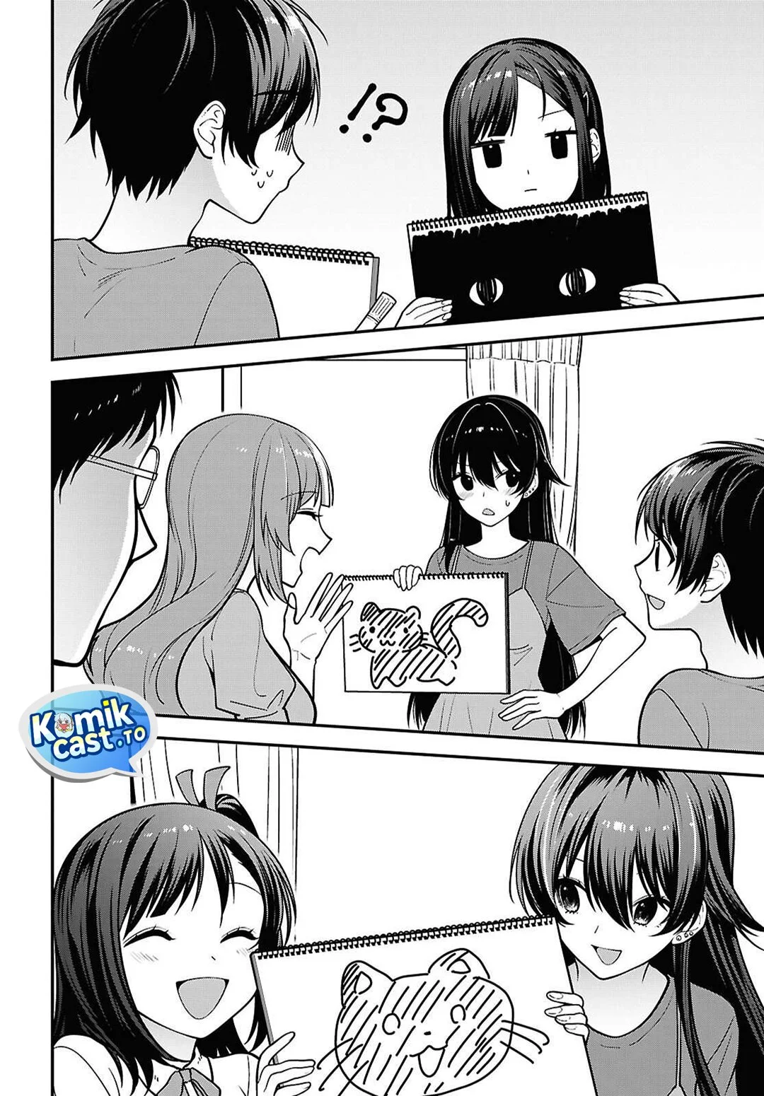Tonari no Seki no Yankee Shimizu-san ga Kami o Kuroku Sometekita Chapter 18 - Halaman 9