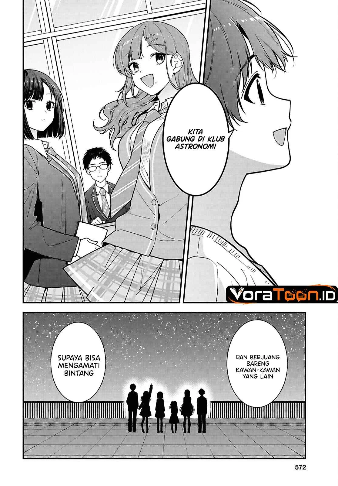 Tonari no Seki no Yankee Shimizu-san ga Kami o Kuroku Sometekita Chapter 22 Gambar 9