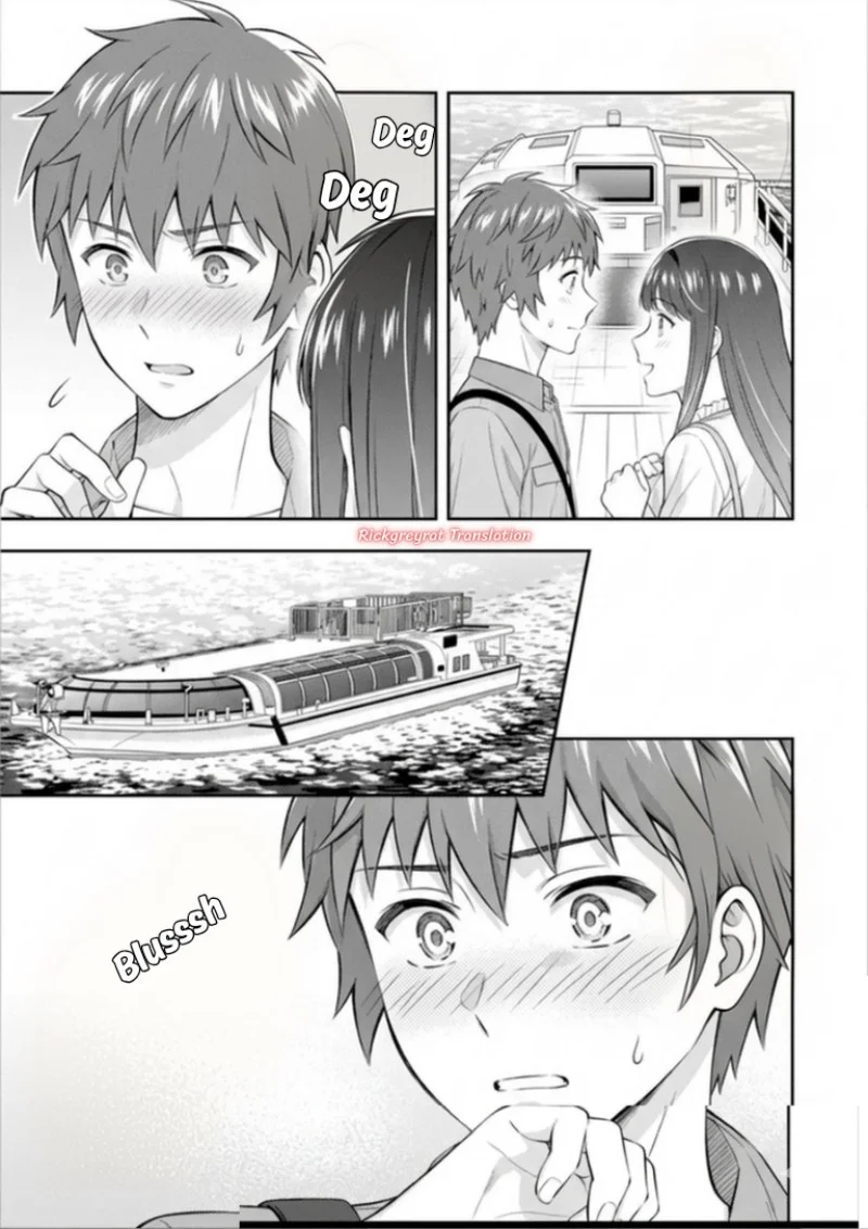 Toumei na Yoru ni Kakeru-kun to, Me ni Mienai Koi wo Shita. Chapter 5.1 Gambar 12