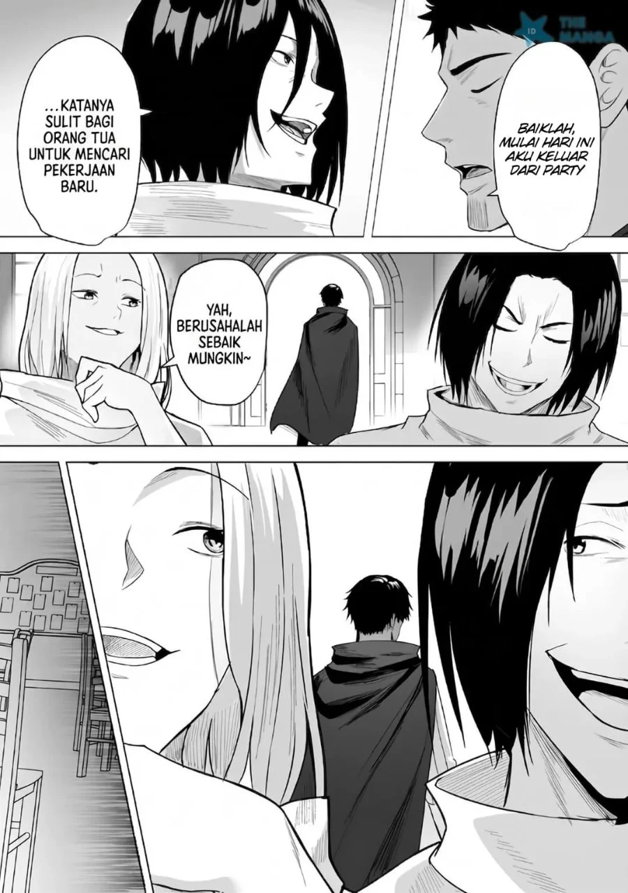 Tsuihousareta Ossan, Himatsubushi ni Kamigami wo Koeru ~Kami no Kago wo Nakama no Shoujotachi ni Yuzutteitara Saikyou Party ga Bakutan Shita Ken~ Chapter 1 Gambar 9