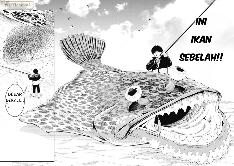 Tsurizao Hitotsu de Isekai Hourou Chapter 3.2 Gambar 6