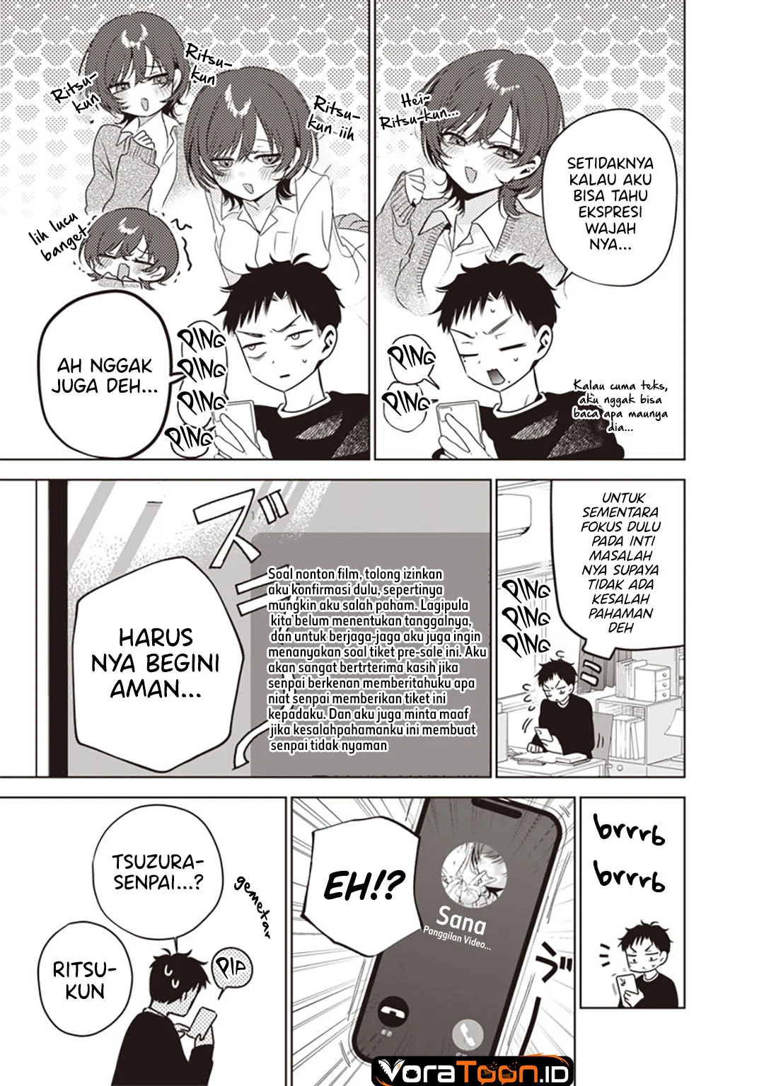 Tsuzura-Senpai wa Motokano Dakara Chapter 9 Gambar 6