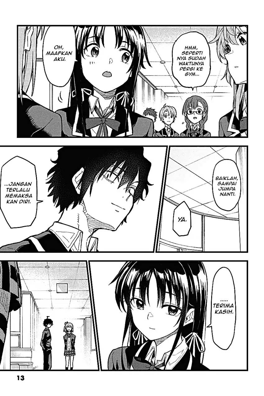 Yahari Ore no Seishun Love Come wa Machigatteiru @comic Chapter 105 Gambar 9