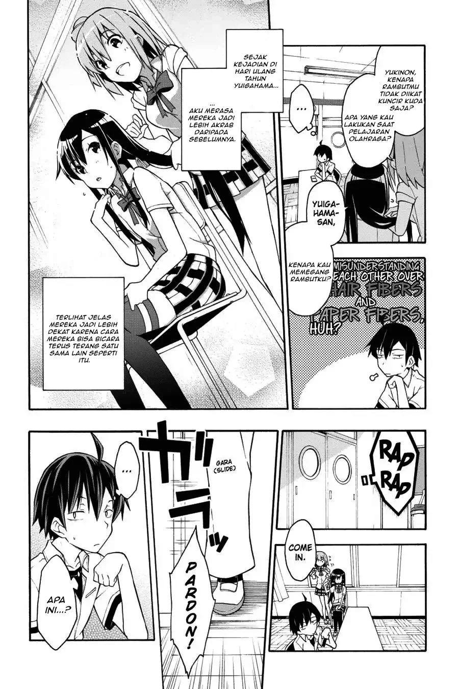 Yahari Ore no Seishun Love Come wa Machigatteiru @comic Chapter 20 Gambar 8