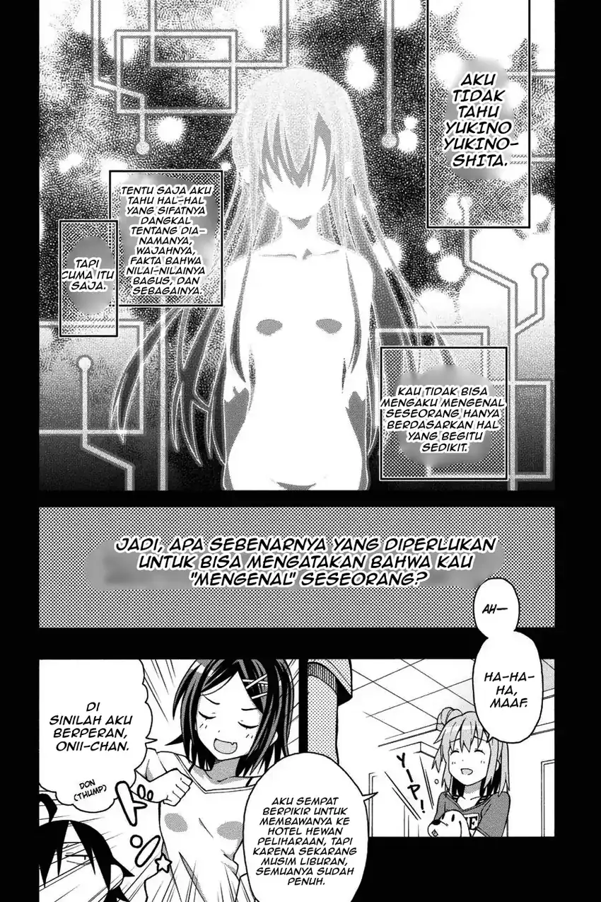 Yahari Ore no Seishun Love Come wa Machigatteiru @comic Chapter 29 Gambar 8