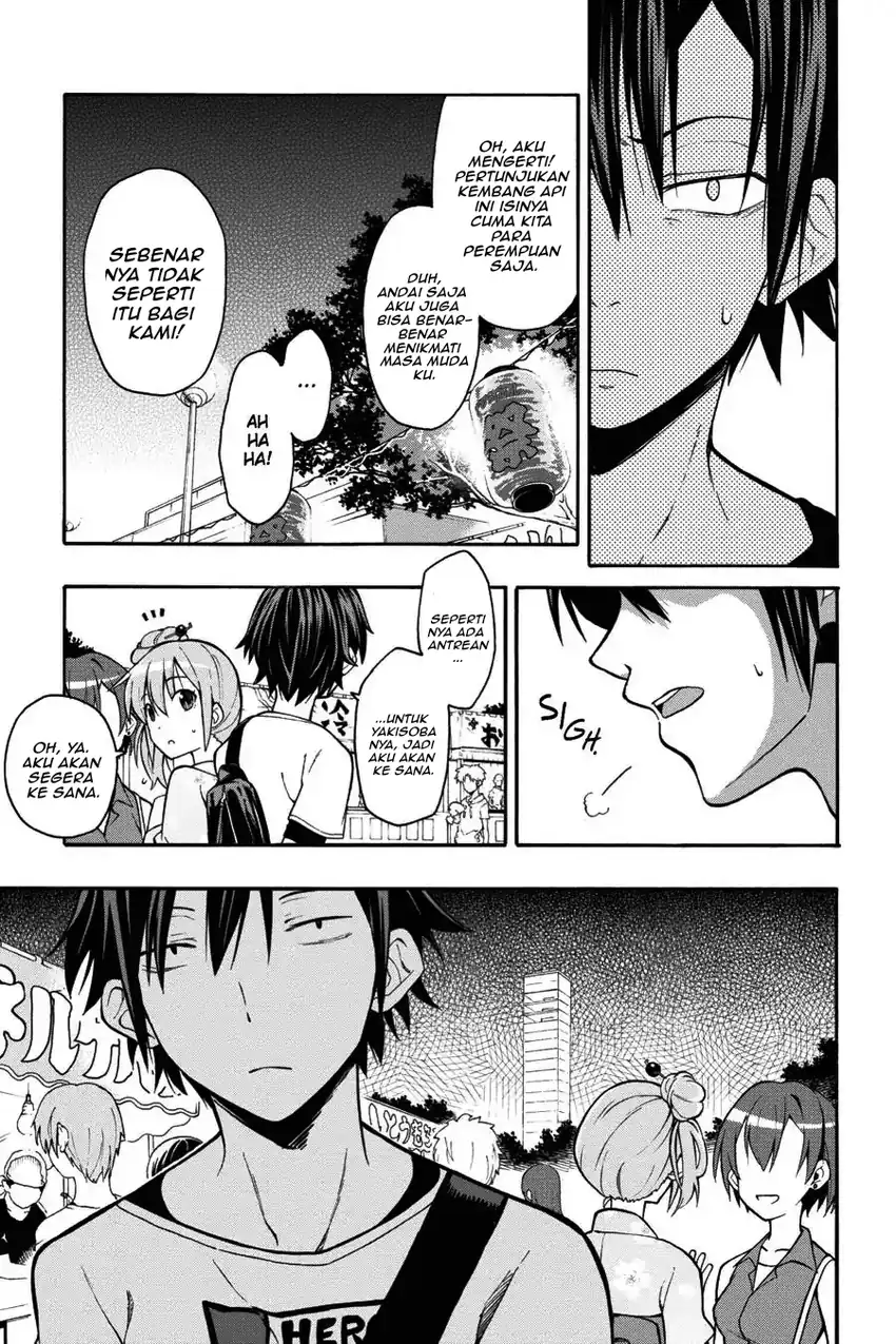 Yahari Ore no Seishun Love Come wa Machigatteiru @comic Chapter 33 Gambar 9