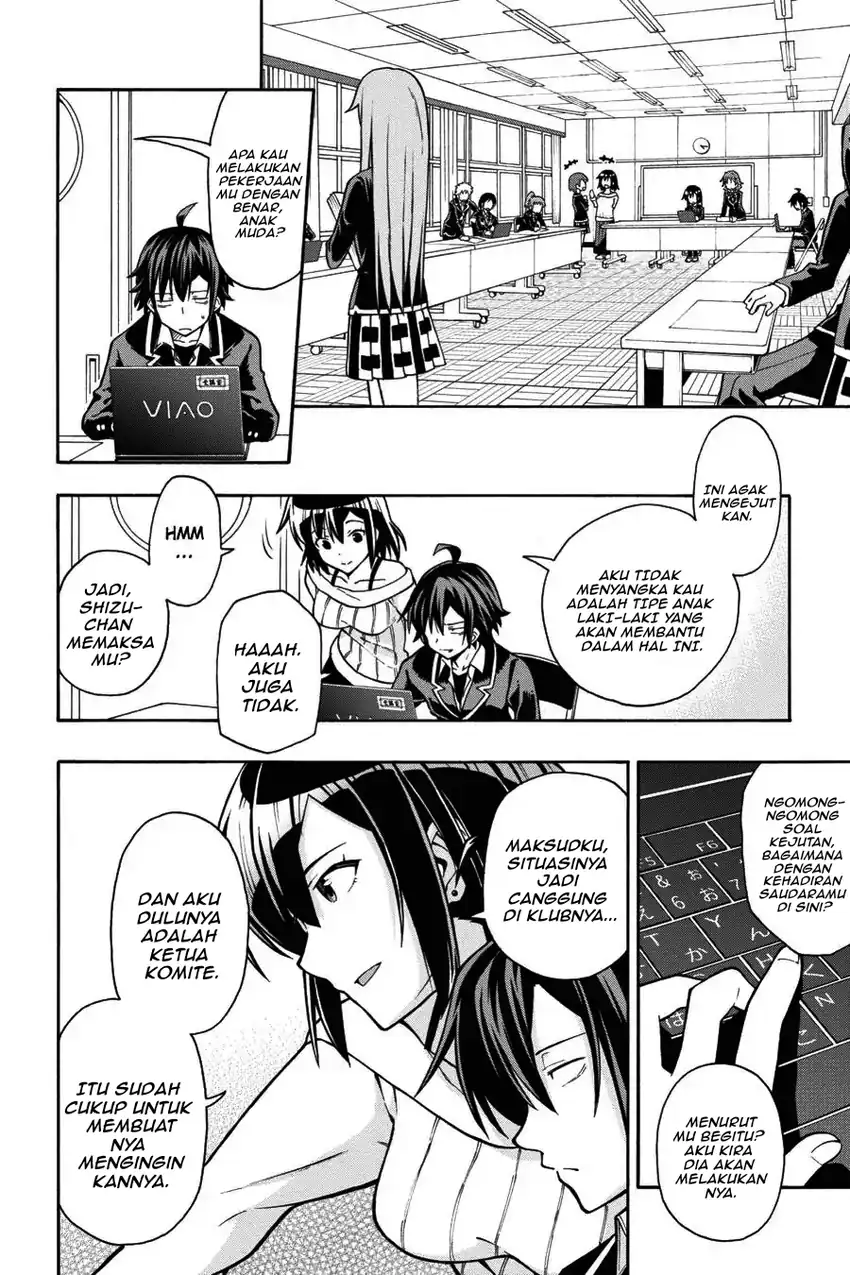 Yahari Ore no Seishun Love Come wa Machigatteiru @comic Chapter 37 Gambar 8