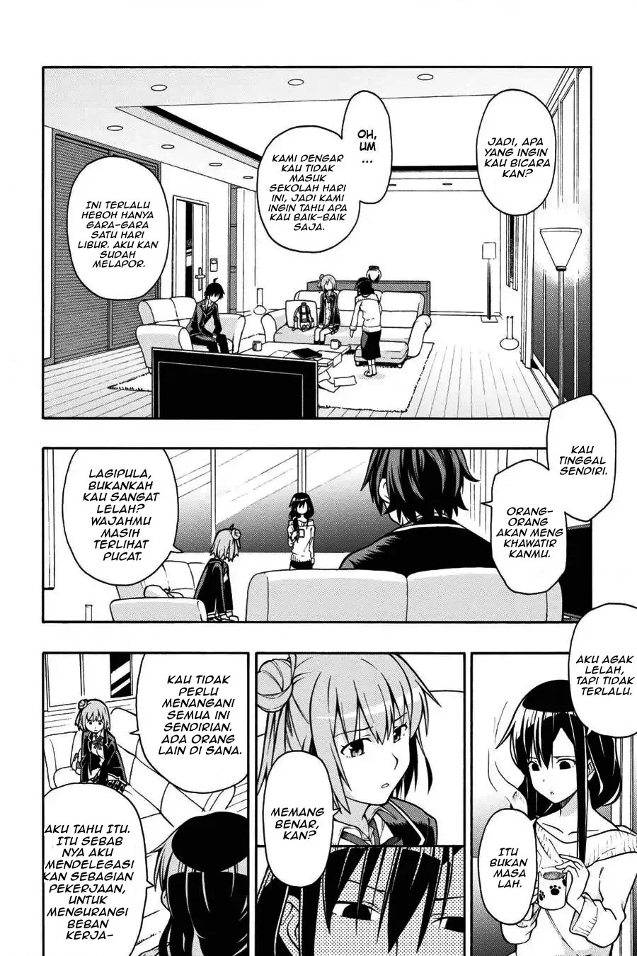 Yahari Ore no Seishun Love Come wa Machigatteiru @comic Chapter 38 Gambar 10