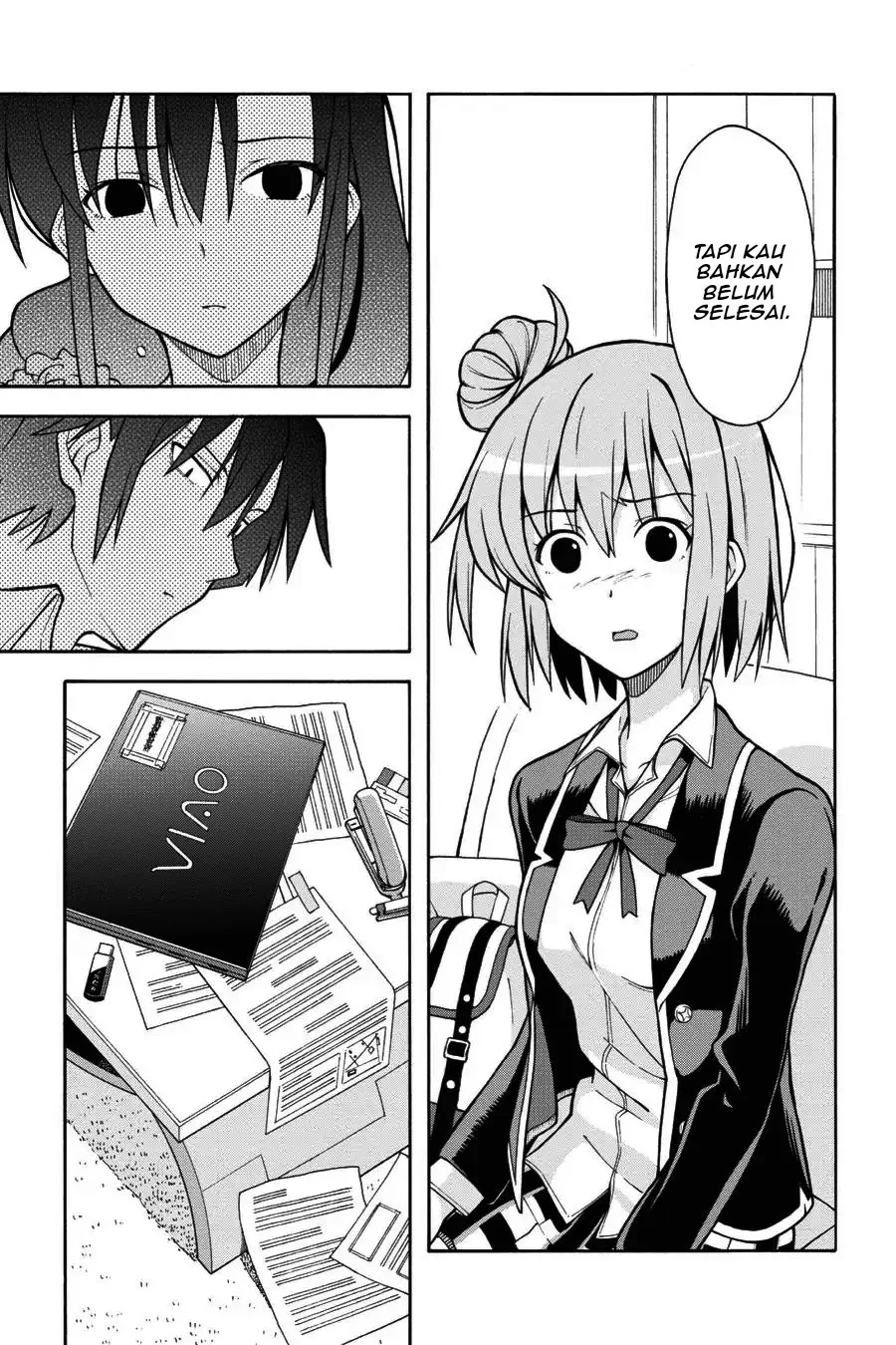 Yahari Ore no Seishun Love Come wa Machigatteiru @comic Chapter 38 Gambar 11